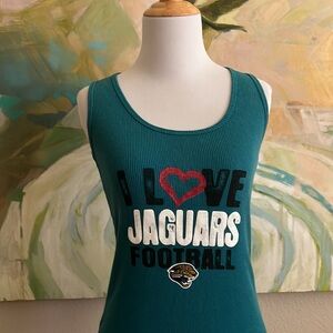 Jacksonville Jaguars tank top y2k 2000s I love the jaguars football MED